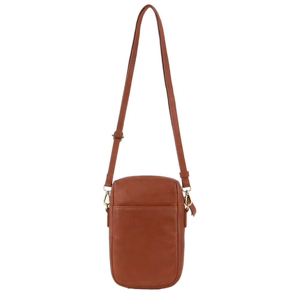Mobile Phone Wallets Pierre Cardin Leather Embossed Phone Crossbody Bag Damskie Brązowe | ZMAUK-4806