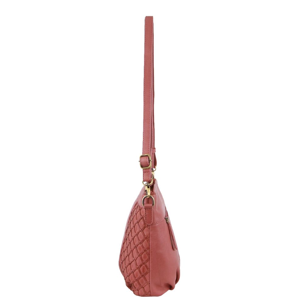 Mobile Phone Wallets Pierre Cardin Leather Embossed Crossbody Bag Damskie Marsala | JOGXV-5269