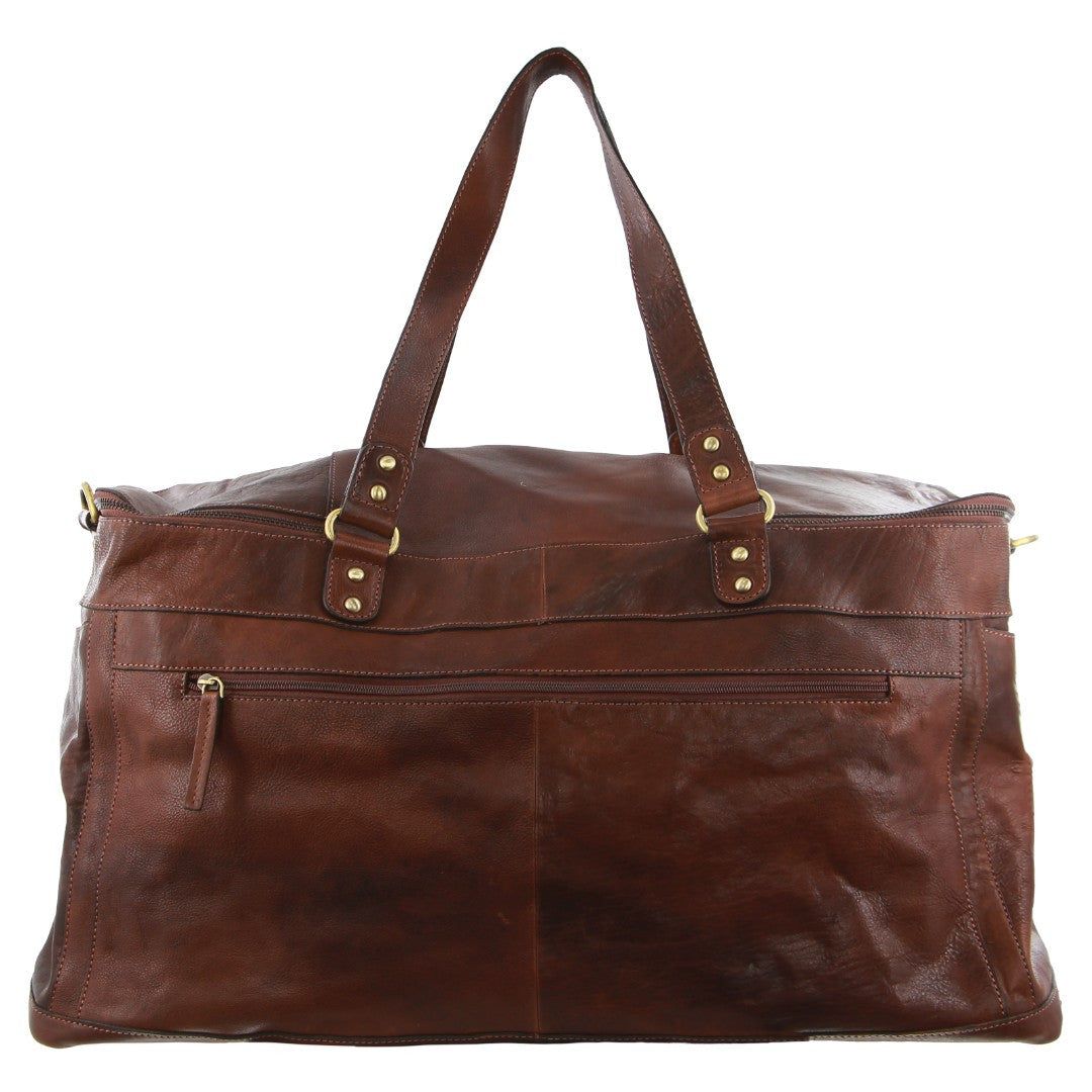 Overnight Bags Pierre Cardin Burnished Leather Multi-Compartment Overnight Bag Męskie Legend | EKSDG-7349