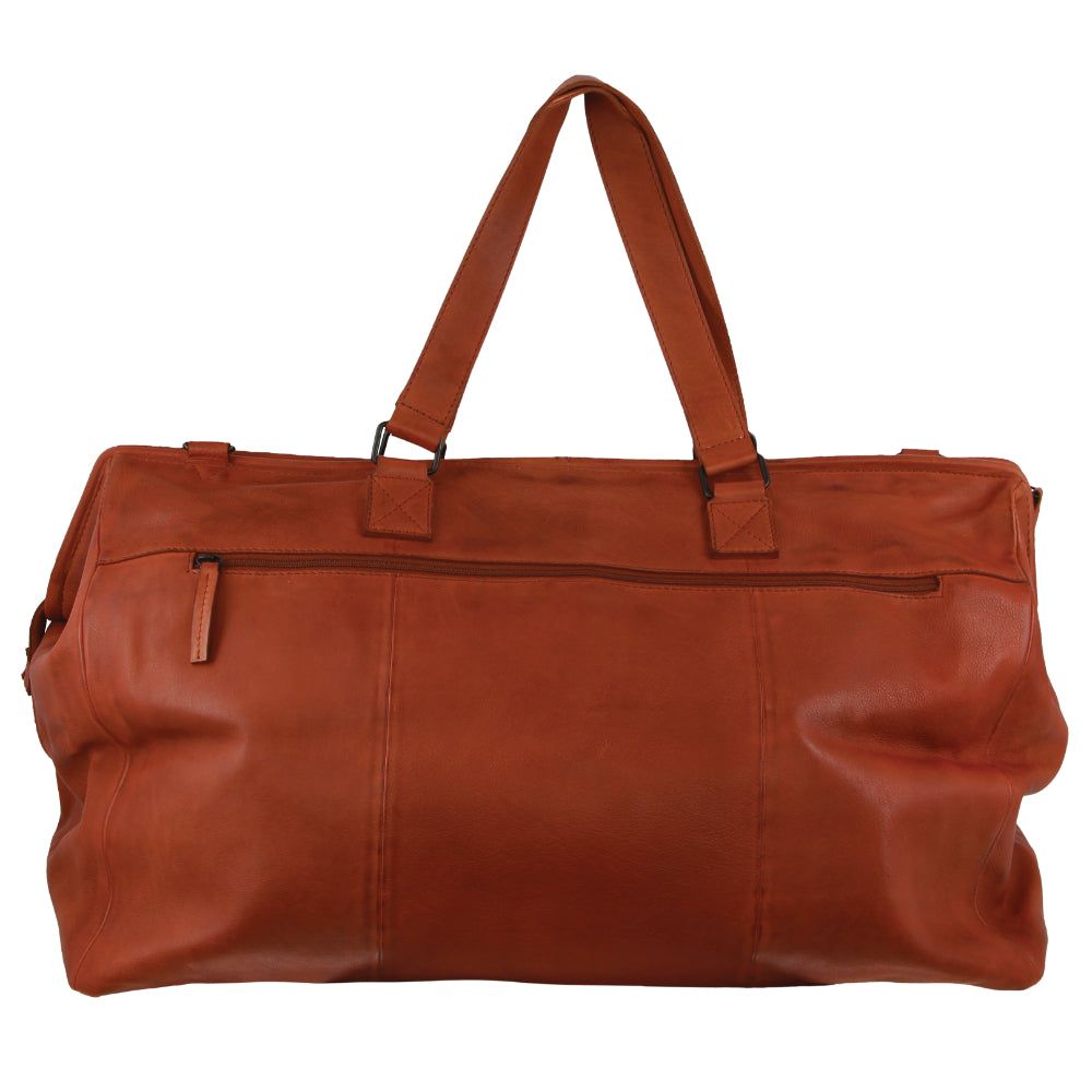 Overnight Bags Pierre Cardin Rustic Leather Overnight Bag Męskie Brązowe | BQXDH-0742