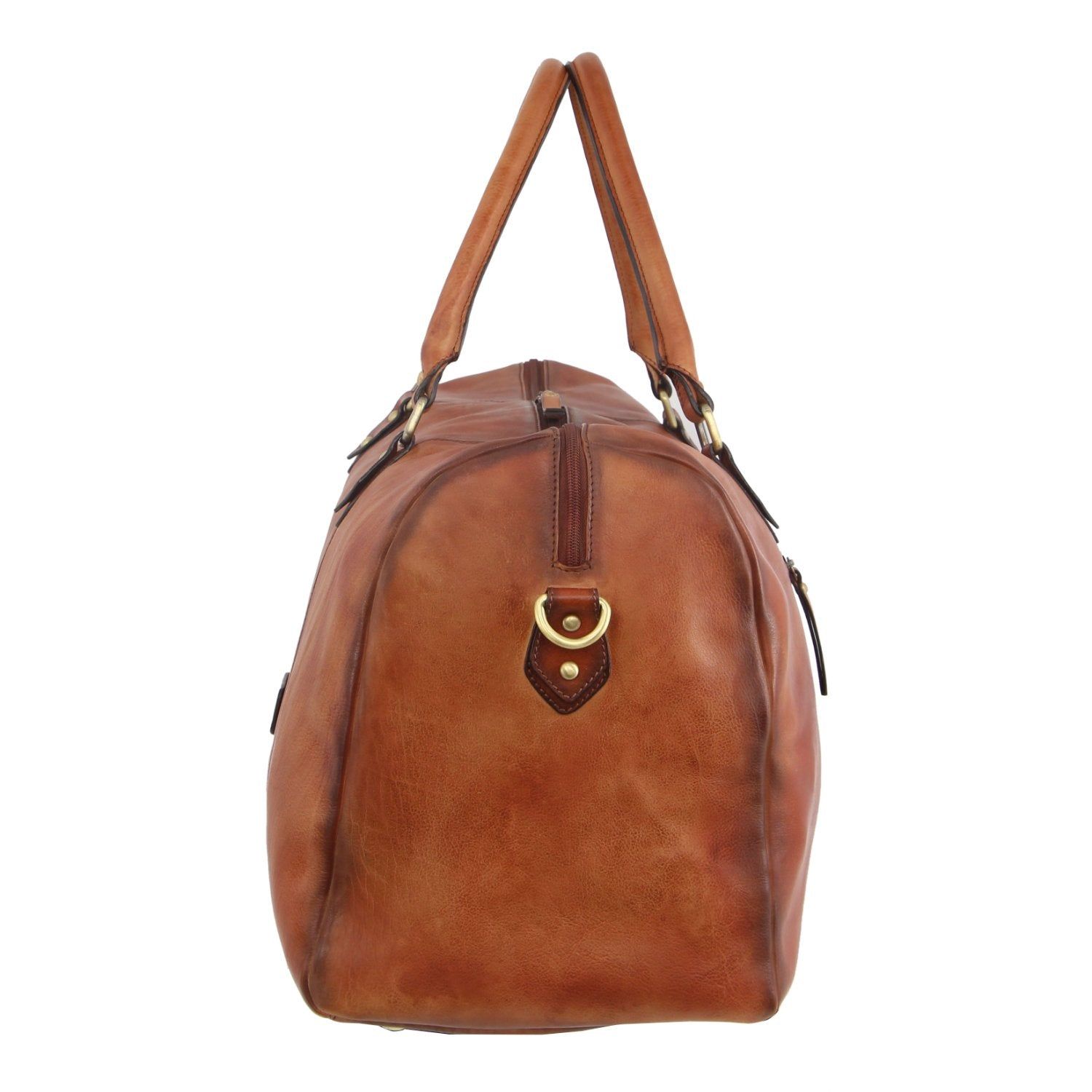 Overnight Bags Pierre Cardin Smooth Leather Overnight Bag Męskie Brązowe | BSVKI-4209