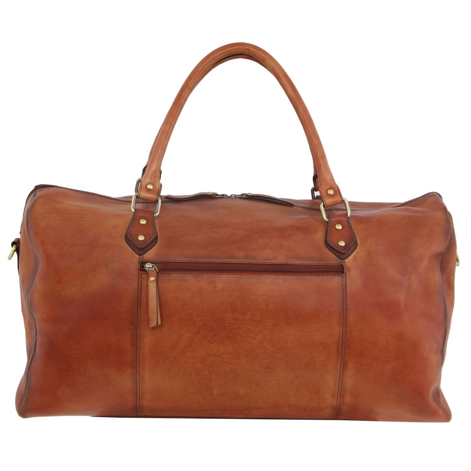 Overnight Bags Pierre Cardin Smooth Leather Overnight Bag Męskie Brązowe | BSVKI-4209