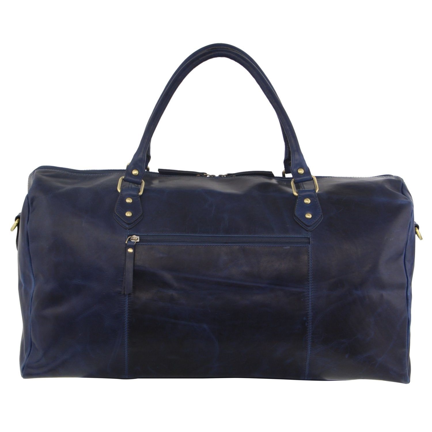Overnight Bags Pierre Cardin Smooth Leather Overnight Bag Travel Midnight | ZJODU-4106