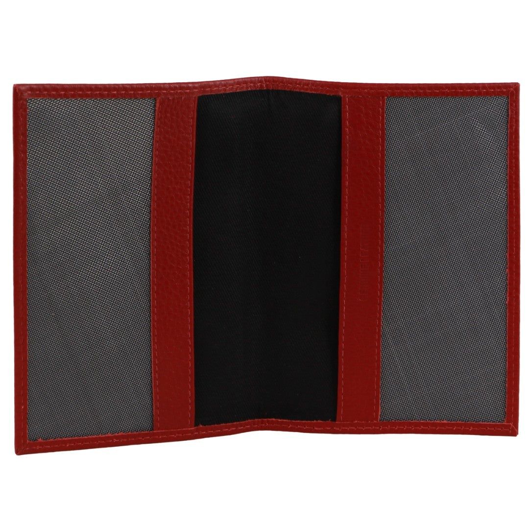 Passport Wallets Pierre Cardin Leather Passport Wallet Cover Męskie Czerwone | XEGOM-5307