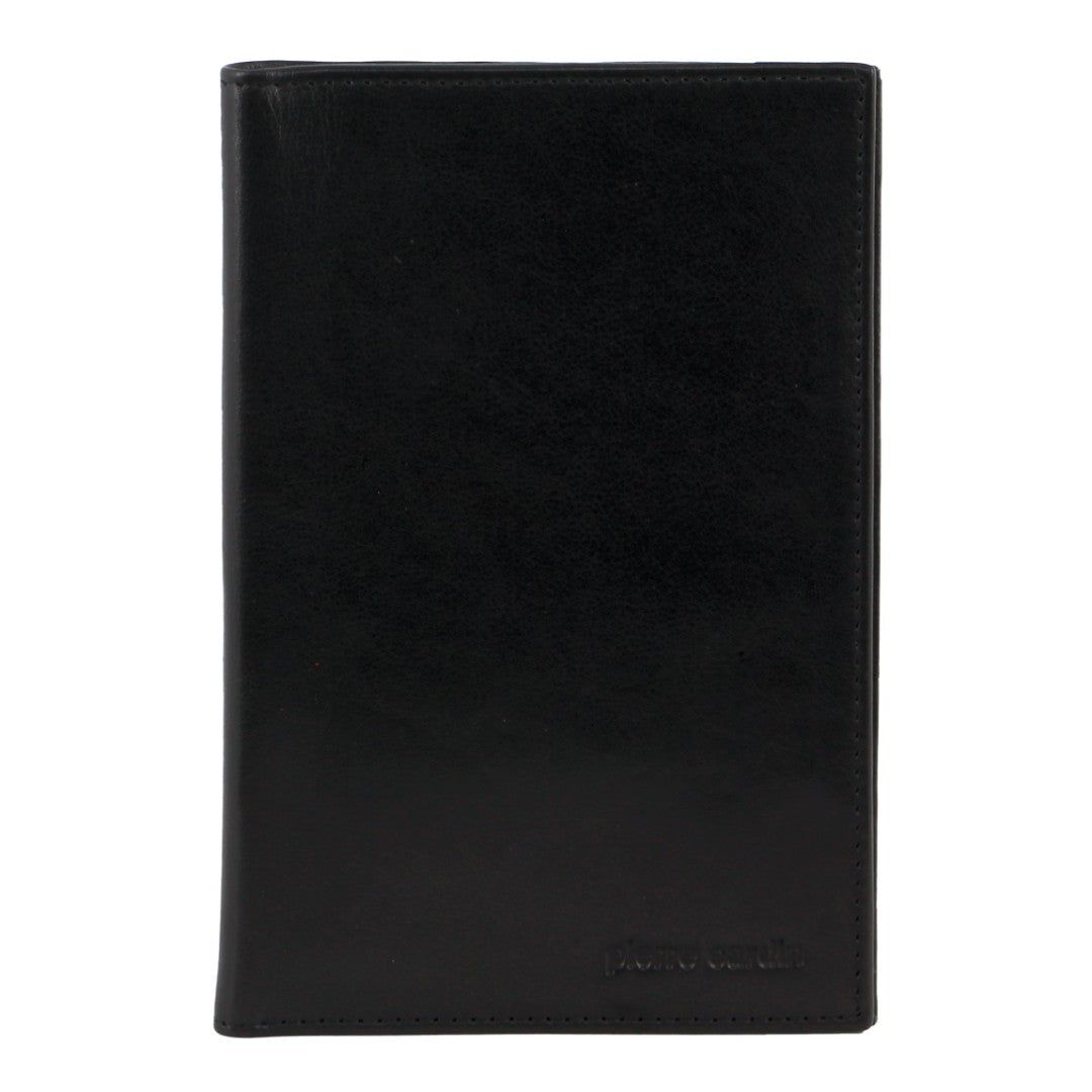 Passport Wallets Pierre Cardin Leather Travel Passport Wallet Męskie Czarne | XJRBZ-7836