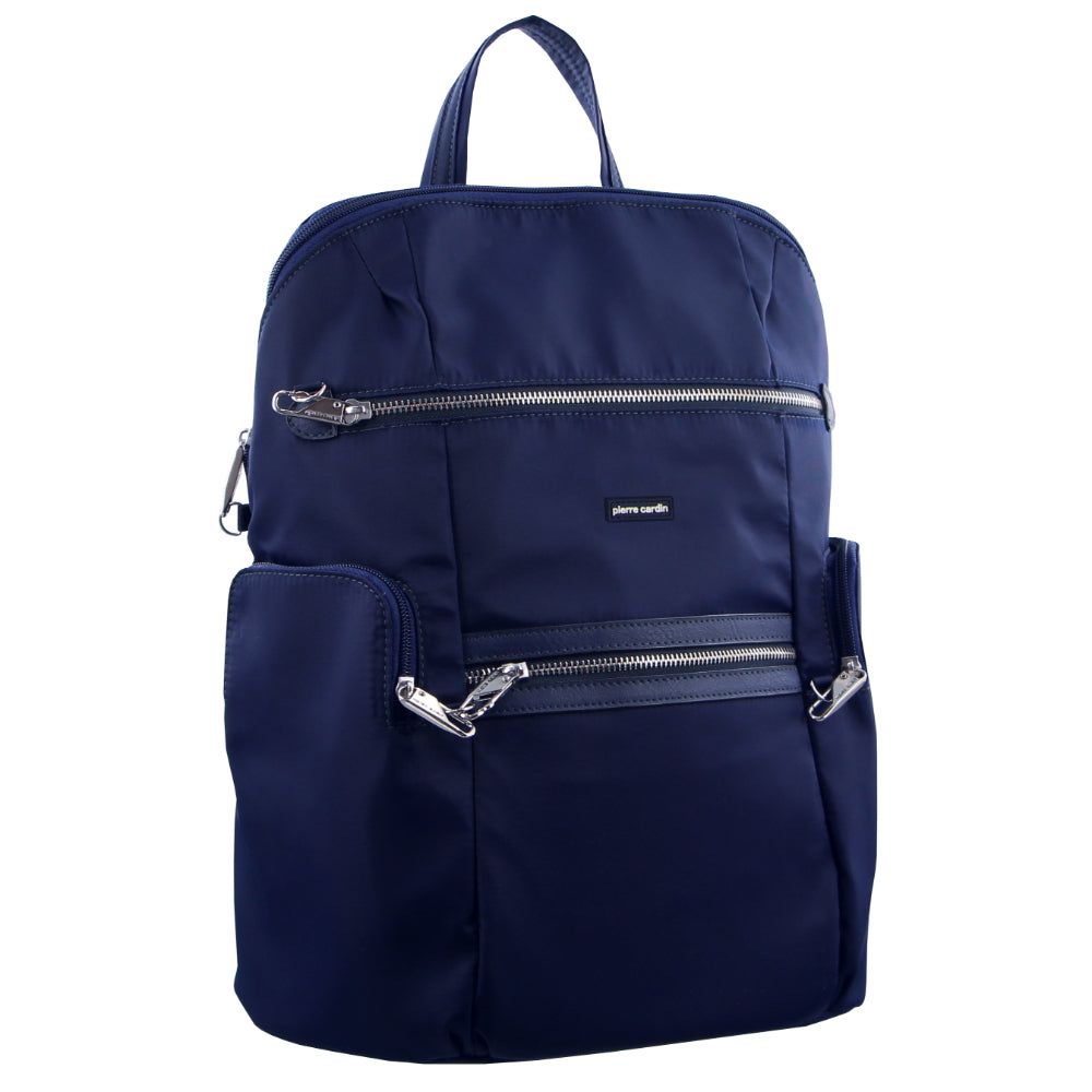 Plecak Podróżny Pierre Cardin Anti-Theft Backpack Travel Granatowe | FUIME-4978