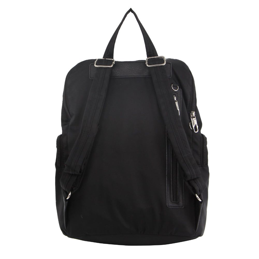 Plecak Podróżny Pierre Cardin Anti-Theft Backpack Travel Czarne | QYNRH-8025
