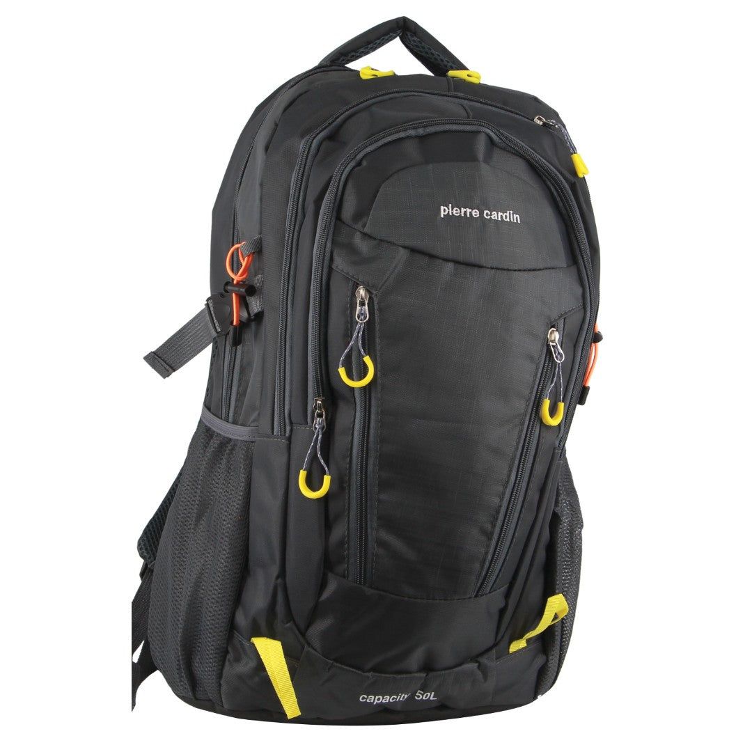 Plecak Podróżny Pierre Cardin Nylon Adventure Travel & Sport Large Backpack Travel Szare | RZDHB-9368