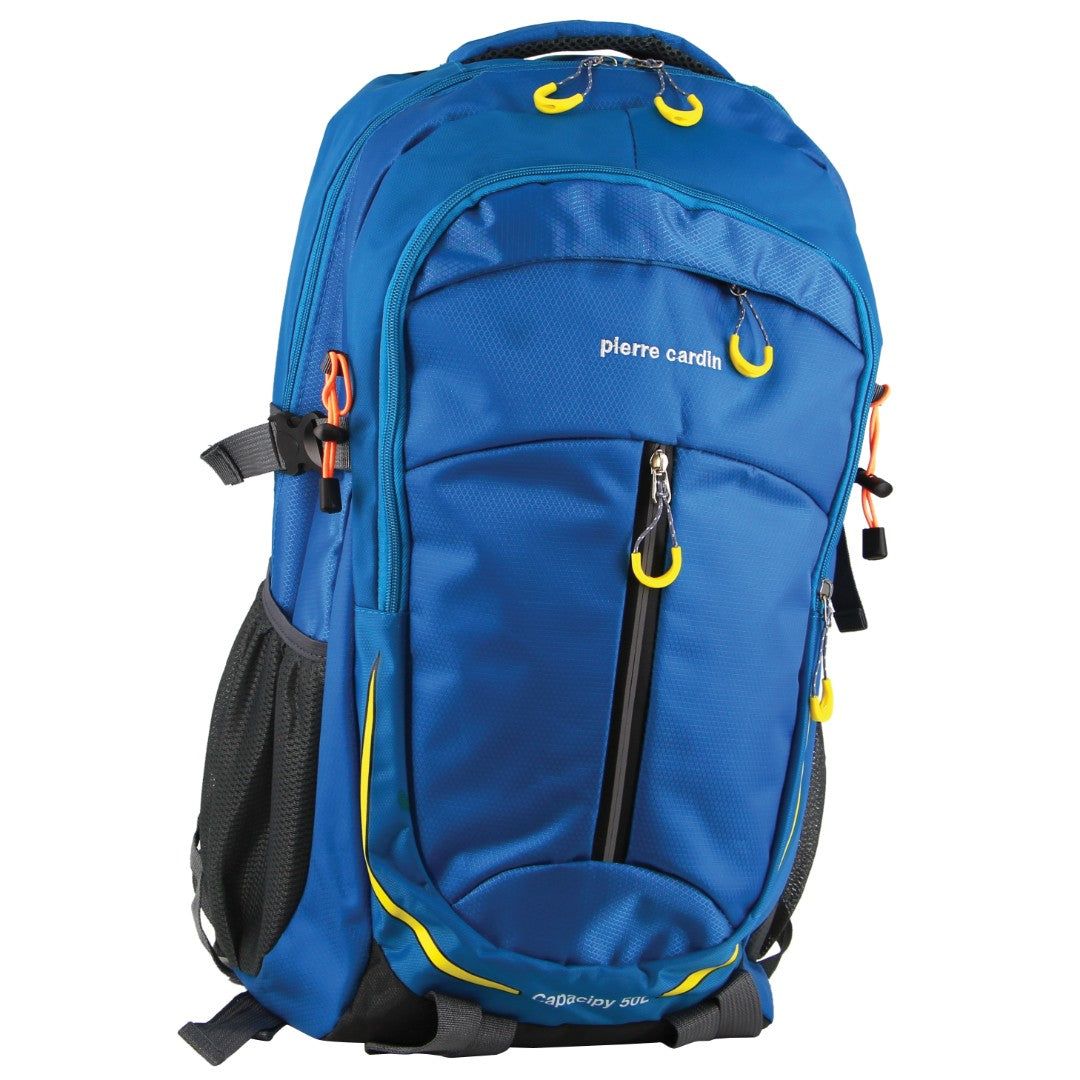 Plecak Podróżny Pierre Cardin Nylon Travel & Sport Large Backpack Travel Niebieskie | ODLFV-0361