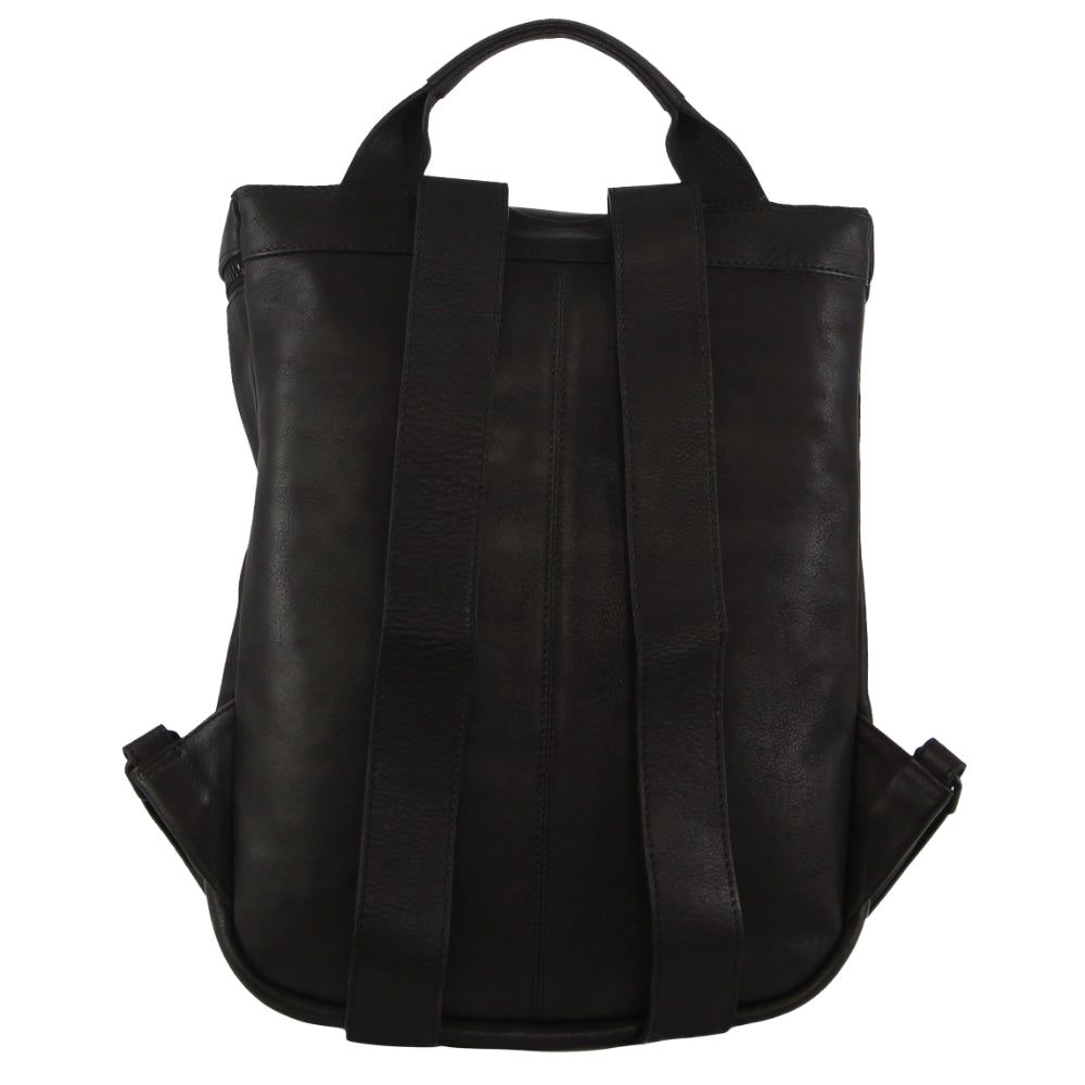 Plecaki Pierre Cardin Leather Backpack Damskie Czarne | EGKFJ-0935