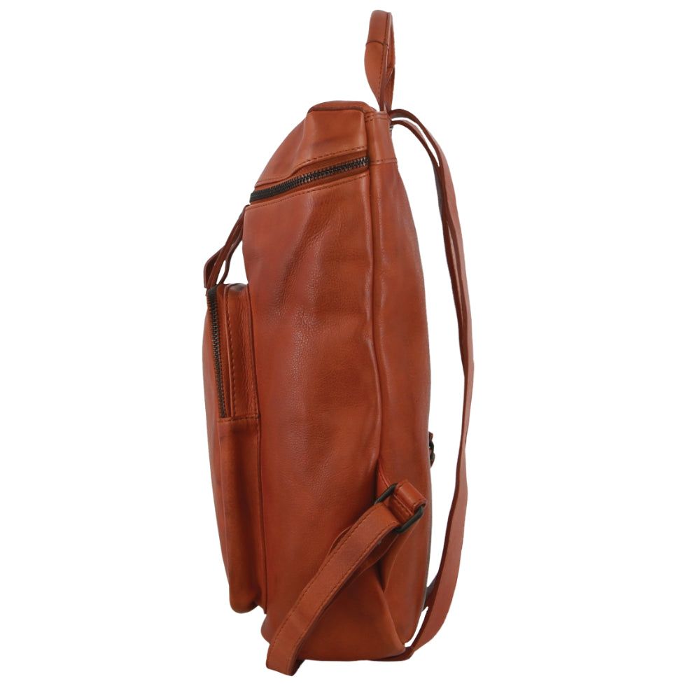 Plecaki Pierre Cardin Leather Backpack Damskie Brązowe | TXWES-3174