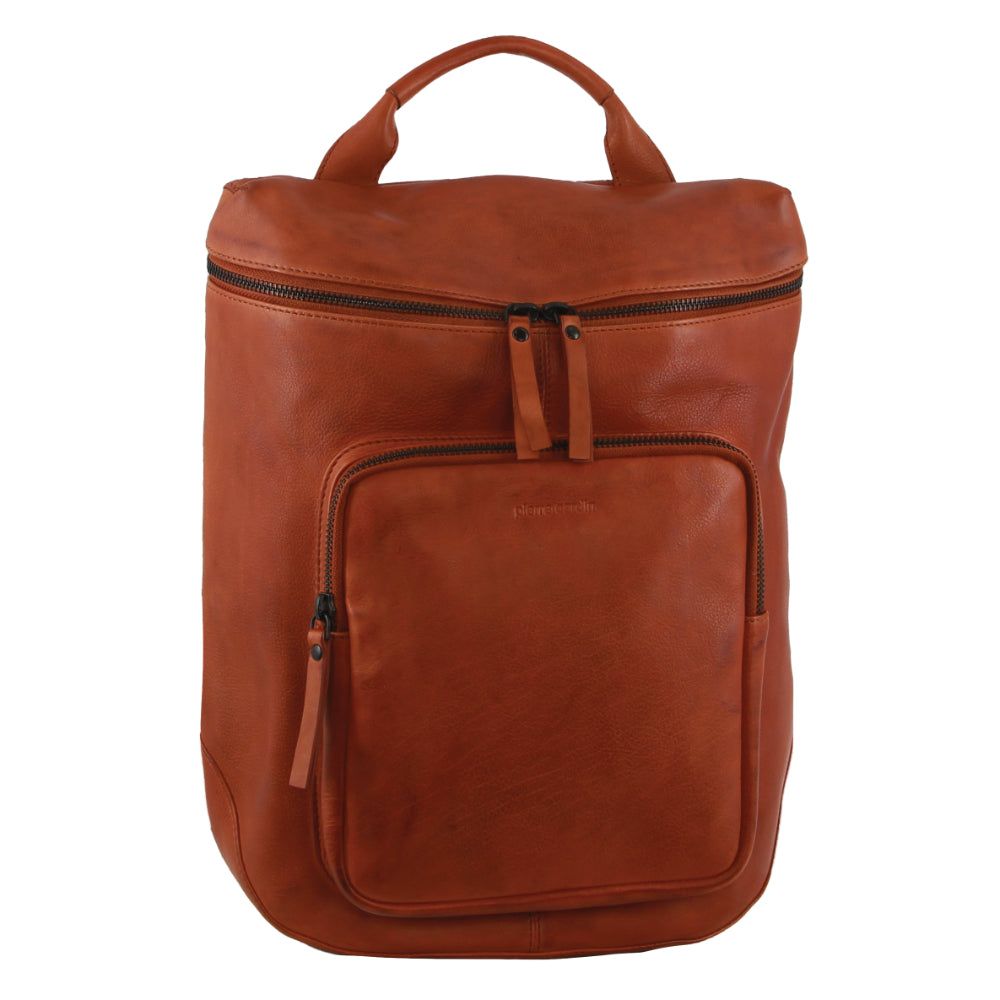 Plecaki Pierre Cardin Leather Backpack Damskie Brązowe | TXWES-3174