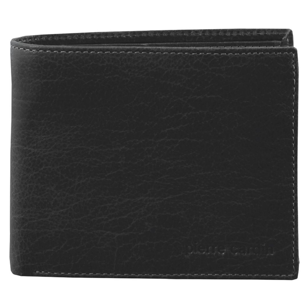 Portfel Trifold Pierre Cardin Rustic Leather Tri-Fold Wallet Męskie Brązowe | JOUSG-9307