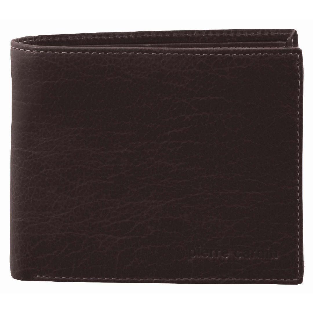 Portfel Trifold Pierre Cardin Rustic Leather Tri-Fold Wallet Męskie Brązowe | JOUSG-9307
