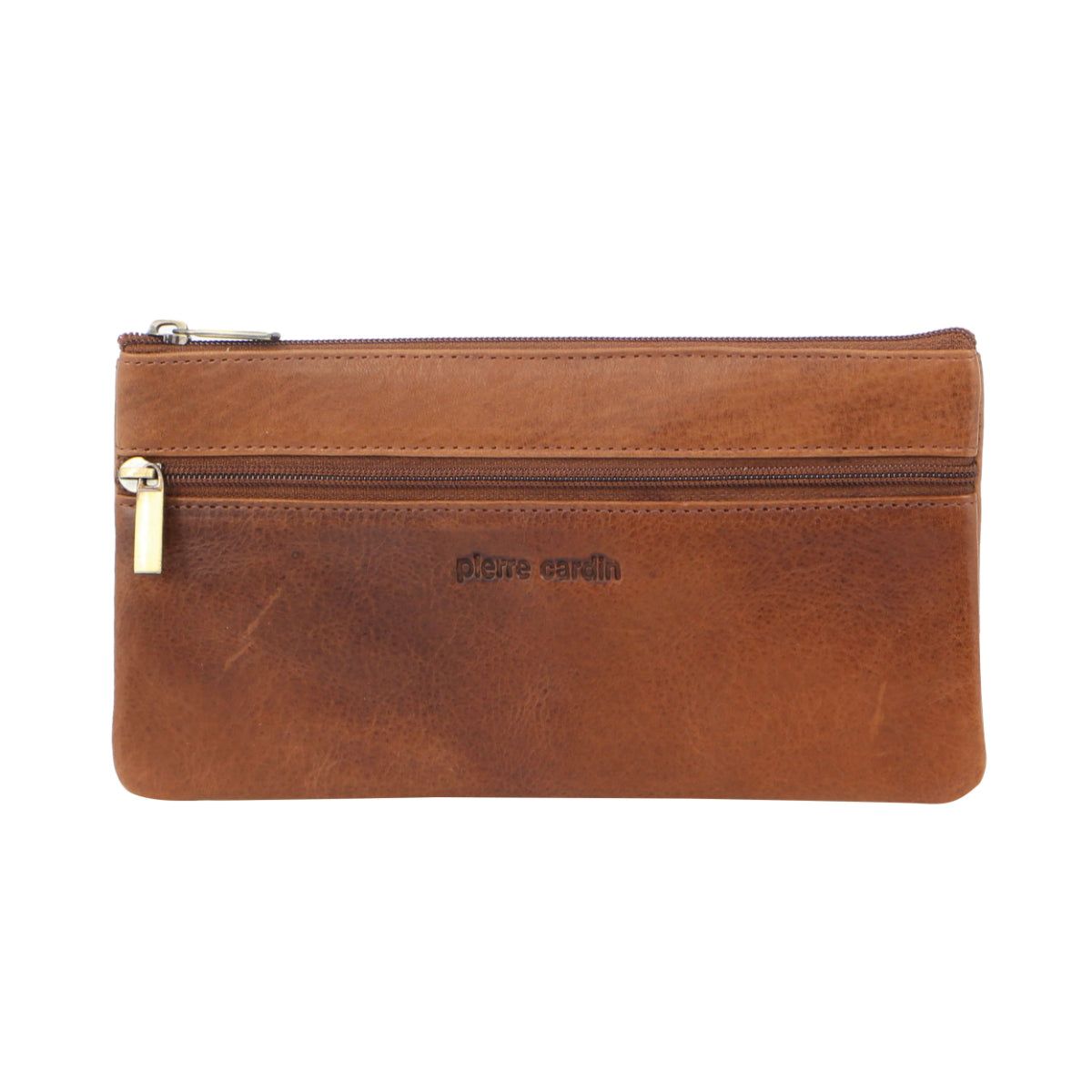 Portmonetki Pierre Cardin Genuine Leather Coin Purse Damskie Brązowe | CQMGE-4793
