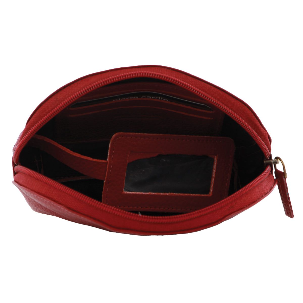 Portmonetki Pierre Cardin Leather Coin Purse Damskie Czerwone | FXBMJ-1705