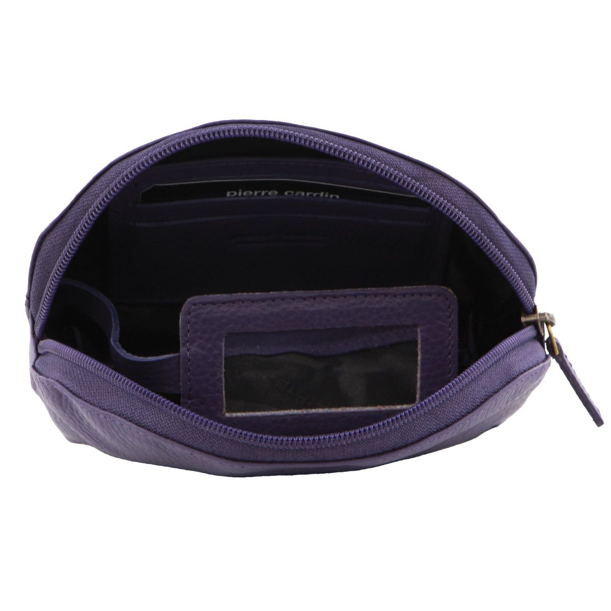 Portmonetki Pierre Cardin Leather Coin Purse Damskie Fioletowe | CHZGM-7391