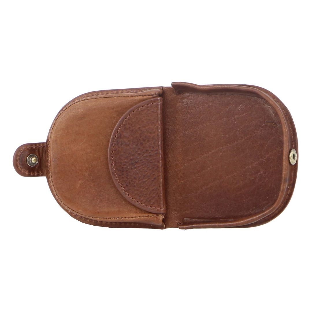 Posiadacz Karty Pierre Cardin Italian Leather Coin Purse Męskie Brązowe | OBWDC-5389
