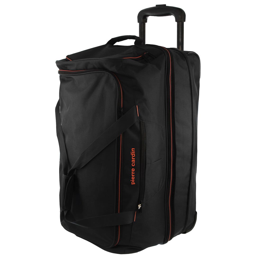 Soft Shell Cases Pierre Cardin 72cm Medium Soft Trolley Case Travel Czarne | EOHRF-3906