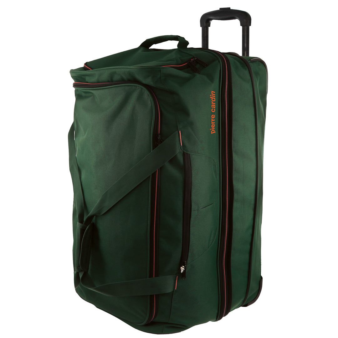 Soft Shell Cases Pierre Cardin 72cm Medium Soft Trolley Case Travel Zielone | EDHXM-2893