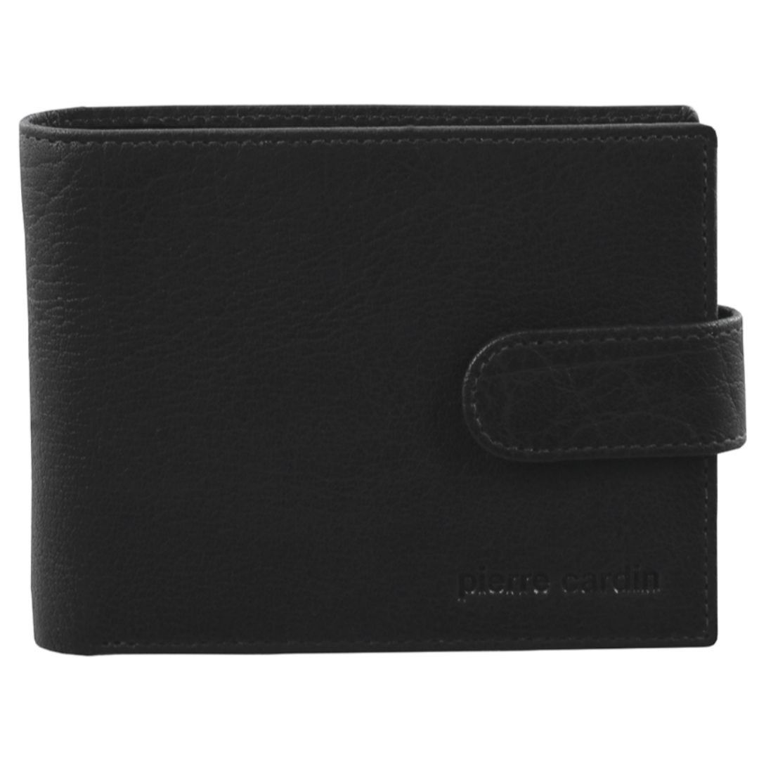 Tab Wallets Pierre Cardin Rustic Leather Wallet Męskie Brązowe | YWRMB-4973