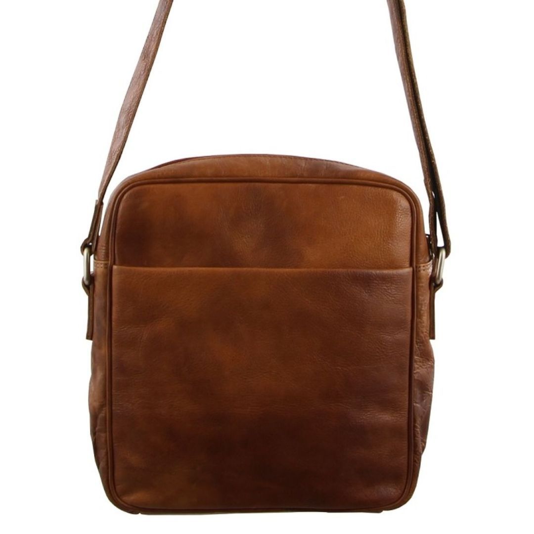 Tablet Bags Pierre Cardin Rustic Leather iPad Bag Męskie Brązowe | IOLUC-6025