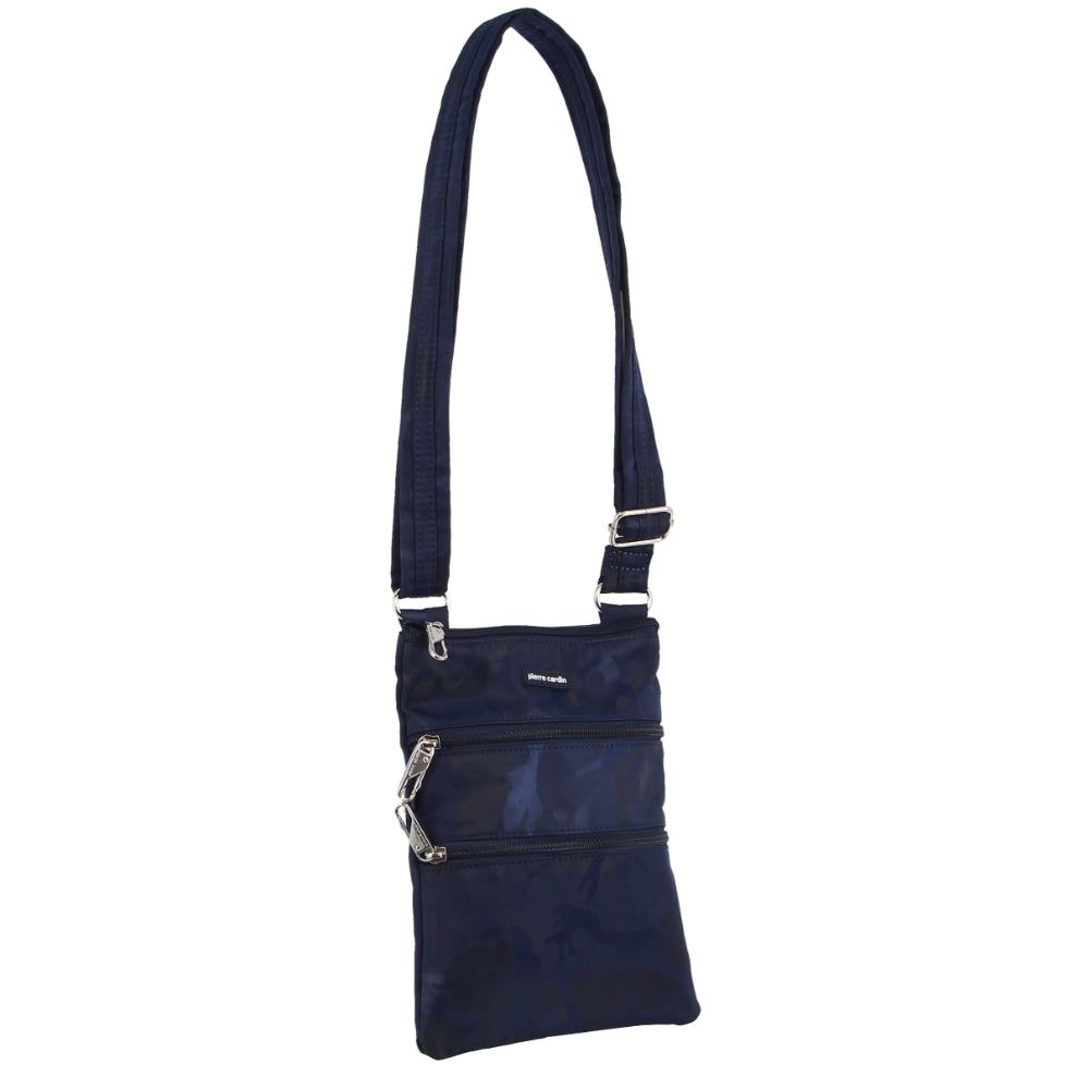 Torba Crossbody Pierre Cardin Anti-Theft Cross Body Bag Damskie Granatowe Camo | VFHZJ-7283