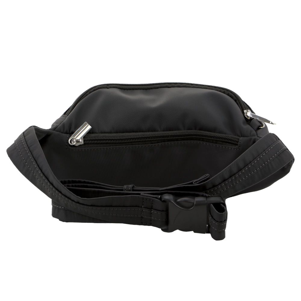 Torba Crossbody Pierre Cardin Anti-Theft Waist Bag Męskie Czarne | PJXMW-7310