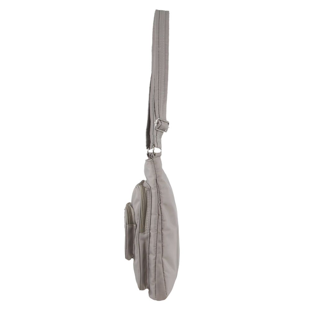 Torba Crossbody Pierre Cardin Anti-Theft Cross Body Bag Męskie Szare Brązowe | NCSGB-9485