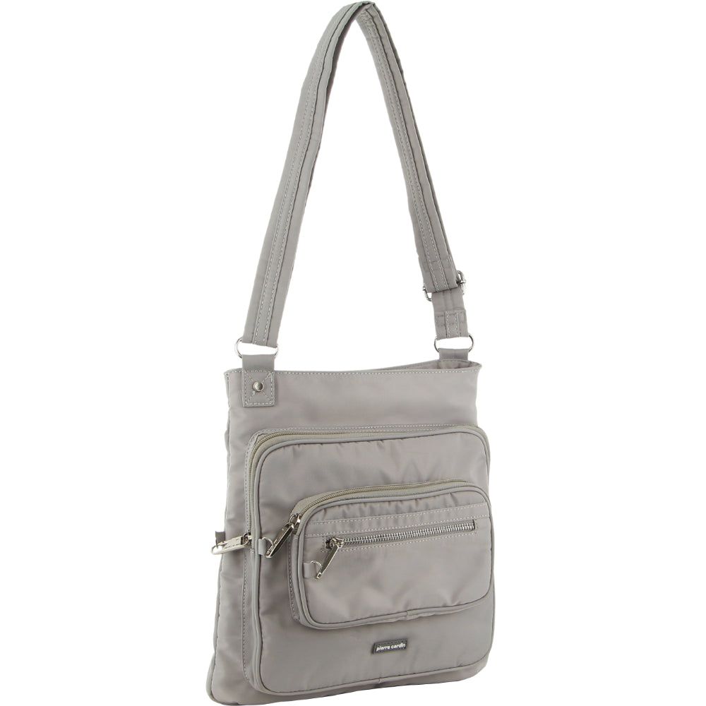 Torba Crossbody Pierre Cardin Anti-Theft Cross Body Bag Męskie Szare Brązowe | NCSGB-9485