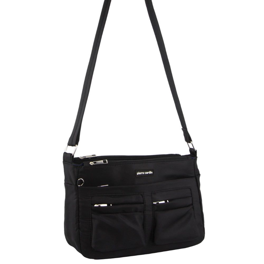 Torba Crossbody Pierre Cardin Anti-Theft Cross Body Bag Damskie Czarne | KWPMX-7831