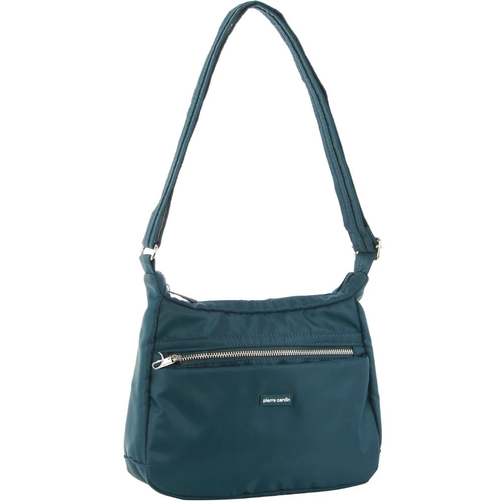 Torba Crossbody Pierre Cardin Anti-Theft Cross Body Bag Damskie Turkusowe | KBAME-8653