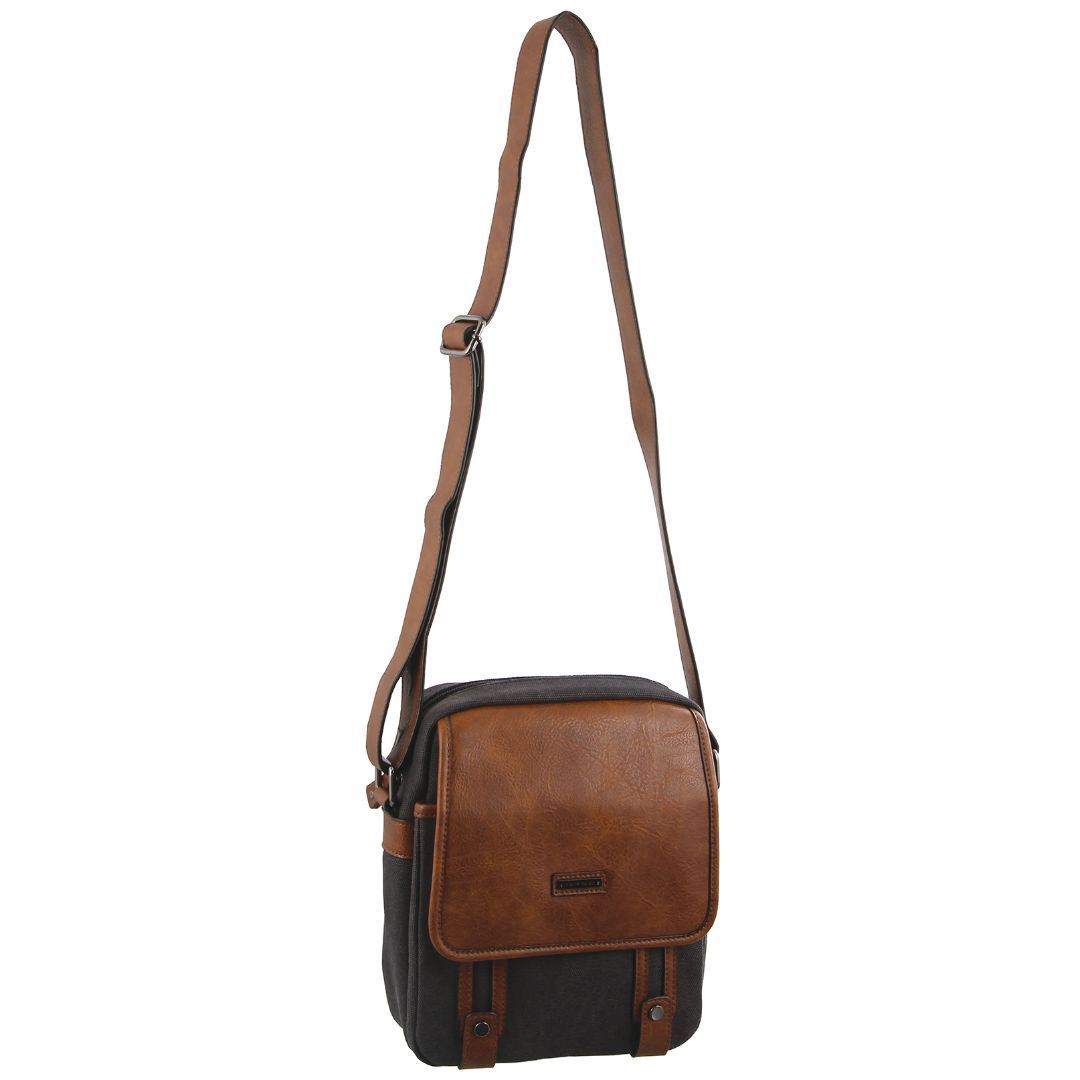 Torba Crossbody Pierre Cardin Canvas Cross Body Bag Męskie Czarne | BKCEQ-7890