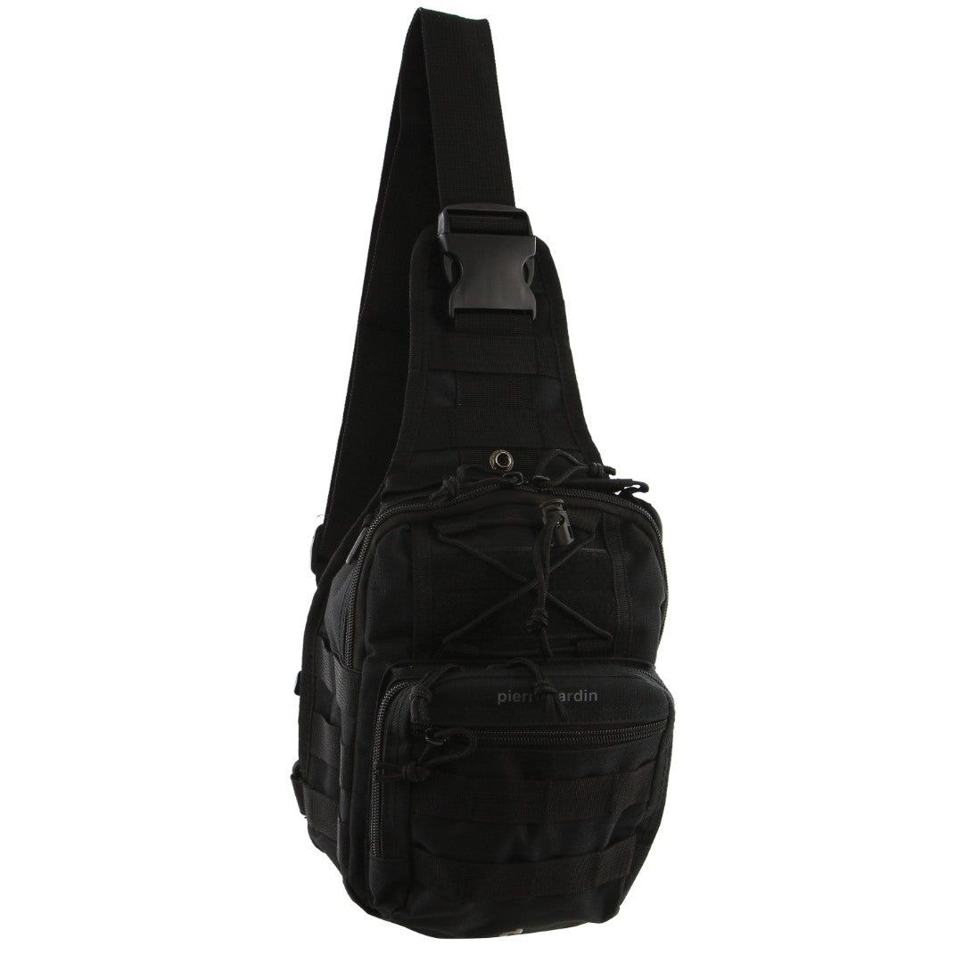 Torba Crossbody Pierre Cardin Cross Body Sling Bag Tactical Rucksack Shoulder Chest Messenger Bag Męskie Czarne | GSWUQ-2490