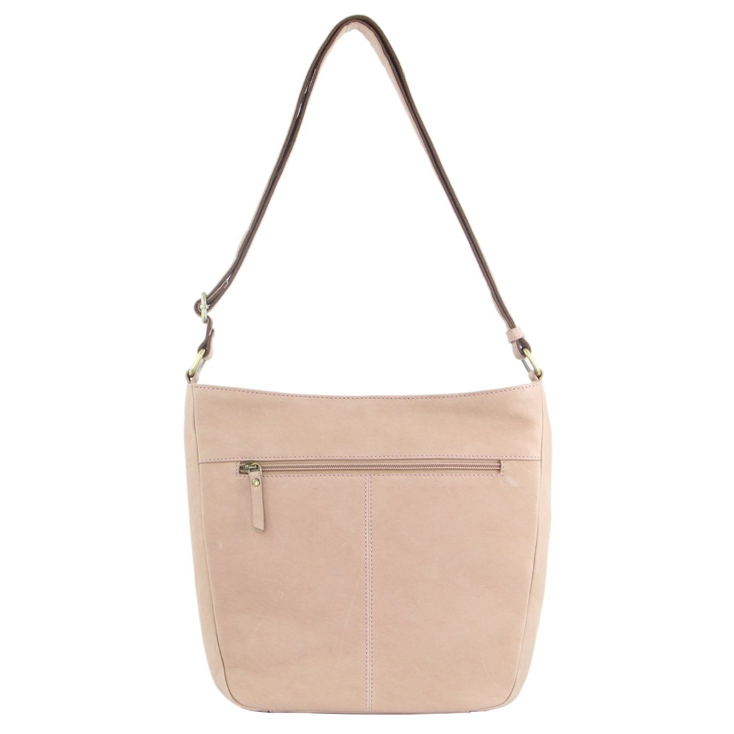 Torba Crossbody Pierre Cardin Herringbone Embossed Leather CrossBody Bag Damskie Różowe | OLFTS-5264