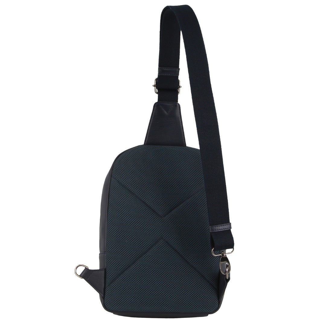 Torba Crossbody Pierre Cardin Leather 3-Way Sling Bag Męskie Granatowe | GOXKV-7948