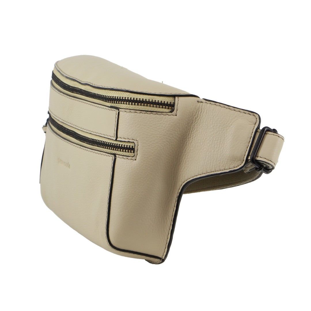Torba Crossbody Pierre Cardin Leather 3-Way Sling Bag Męskie Cement | UYONB-7268