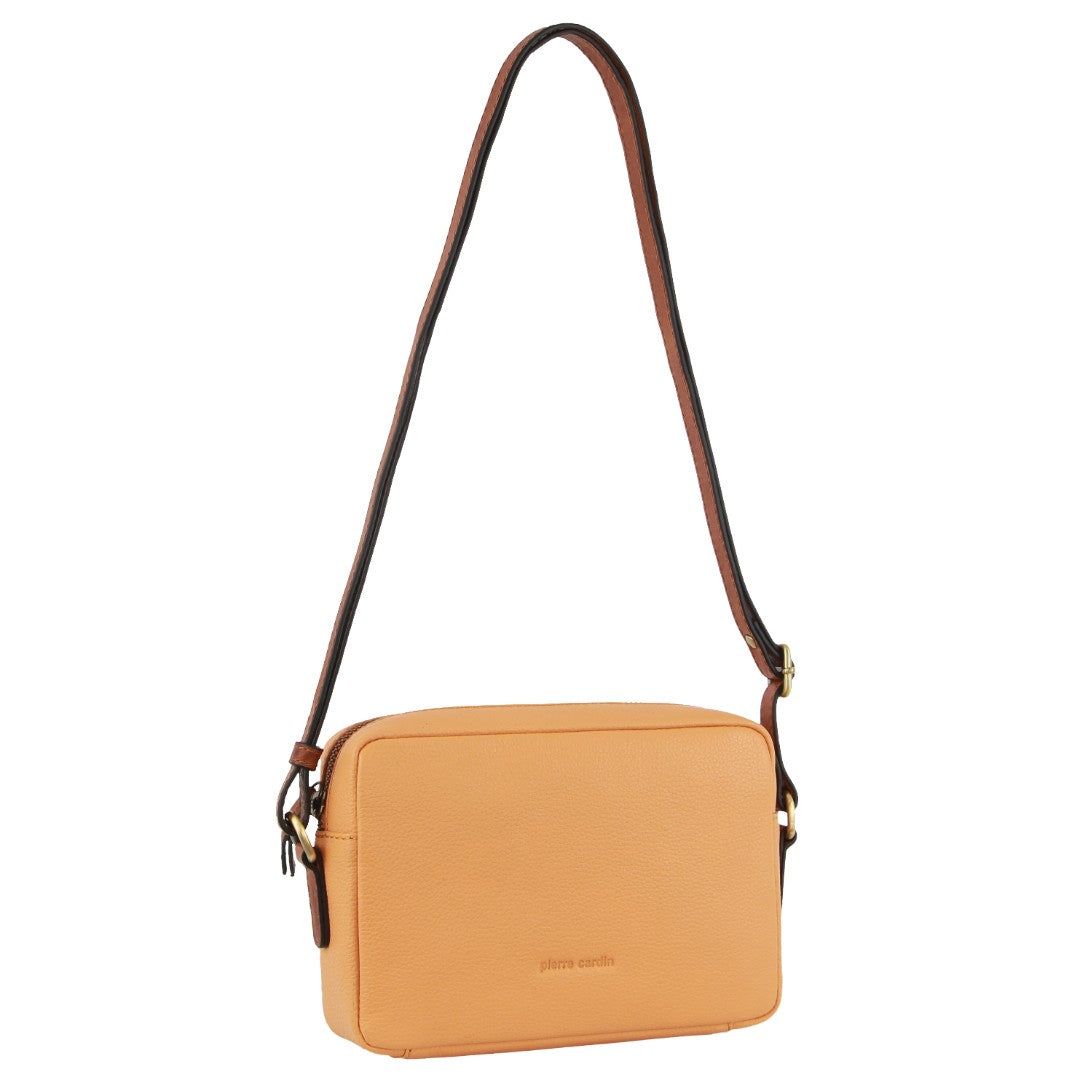 Torba Crossbody Pierre Cardin Leather Classic Square Crossbody Bag Damskie Morelowe | GMAKN-3817