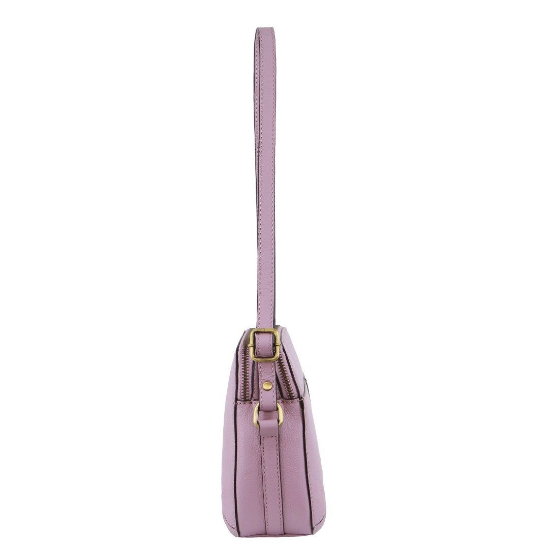 Torba Crossbody Pierre Cardin Leather Crossbody Bag Damskie Różowe | DEQHT-2649