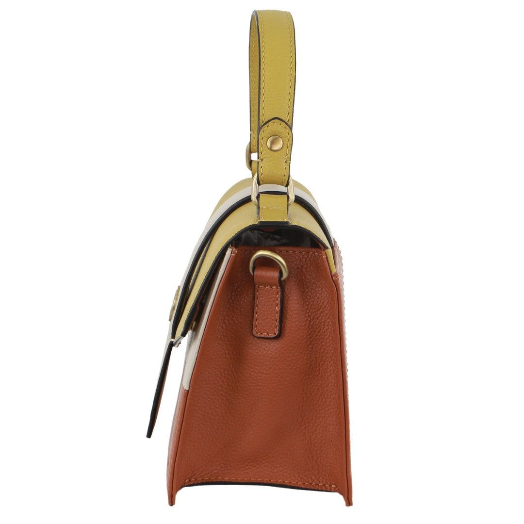 Torba Crossbody Pierre Cardin Leather Cross-Body Clutch Bag Damskie Żółte | XNHJA-2410
