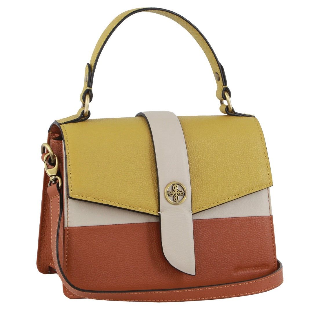 Torba Crossbody Pierre Cardin Leather Cross-Body Clutch Bag Damskie Żółte | XNHJA-2410