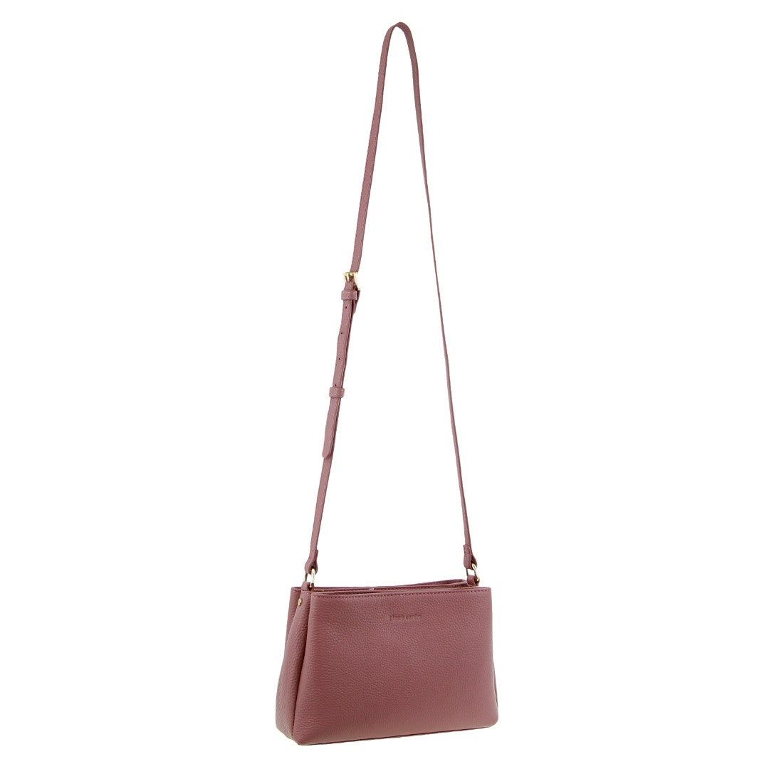 Torba Crossbody Pierre Cardin Leather Crossbody Bag Damskie Różowe | XBGCJ-0365