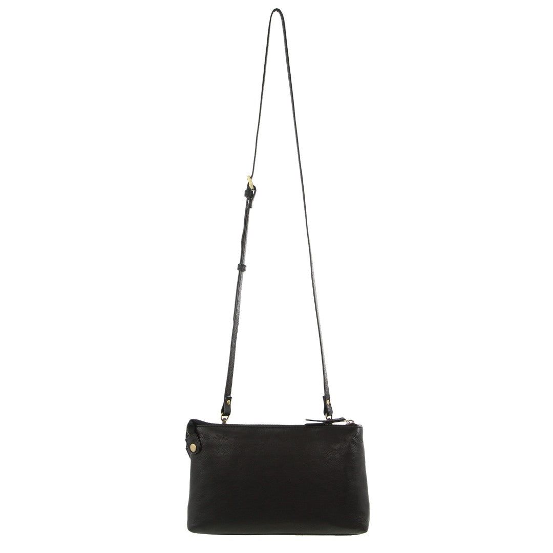 Torba Crossbody Pierre Cardin Leather Crossbody Bag Damskie Czarne | VPAHL-8203