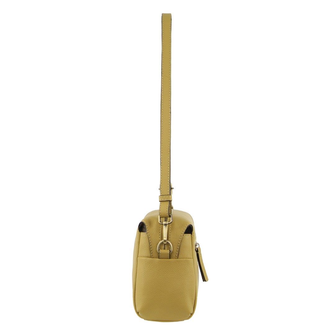 Torba Crossbody Pierre Cardin Leather Cross-Body Bag Clutch Damskie Żółte | UFWAM-7291