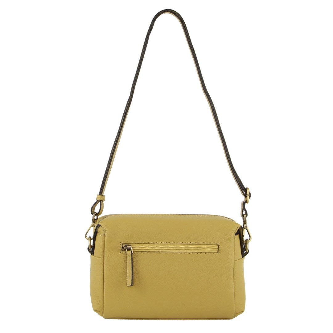 Torba Crossbody Pierre Cardin Leather Cross-Body Bag Clutch Damskie Żółte | UFWAM-7291