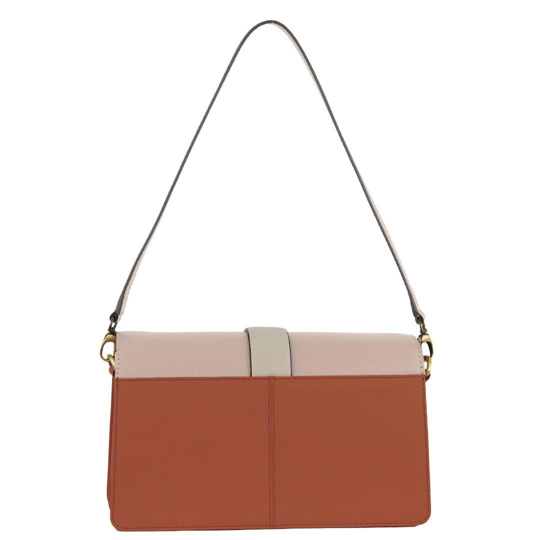 Torba Crossbody Pierre Cardin Leather Crossbody Clutch Bag Damskie Beżowe | POVQM-4692