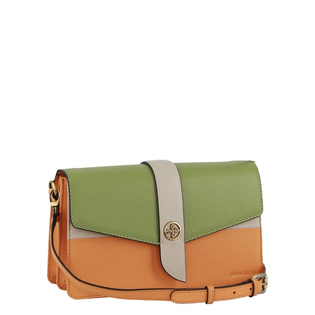 Torba Crossbody Pierre Cardin Leather Crossbody Clutch Bag Damskie Morelowe | OVHGY-4967