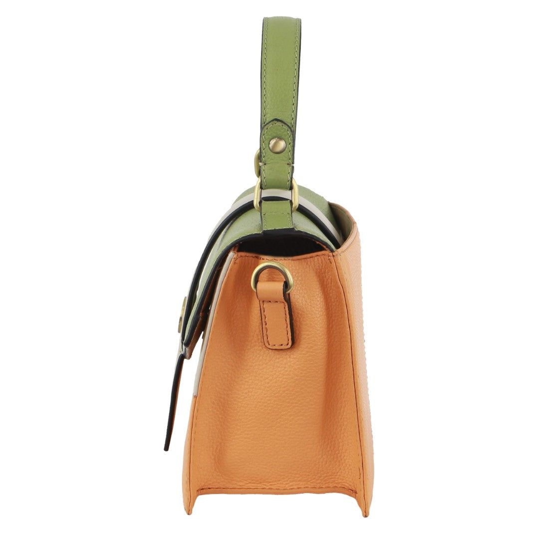 Torba Crossbody Pierre Cardin Leather Cross-Body Clutch Bag Damskie Leaf | NDWGB-7938