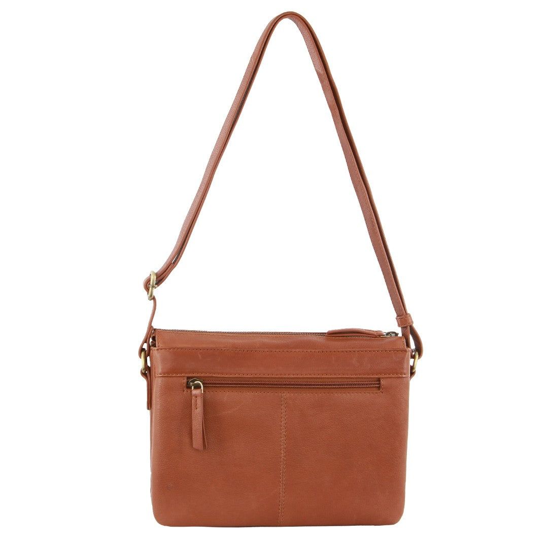 Torba Crossbody Pierre Cardin Leather Crossbody Bag Damskie Brązowe | LOSGI-0786