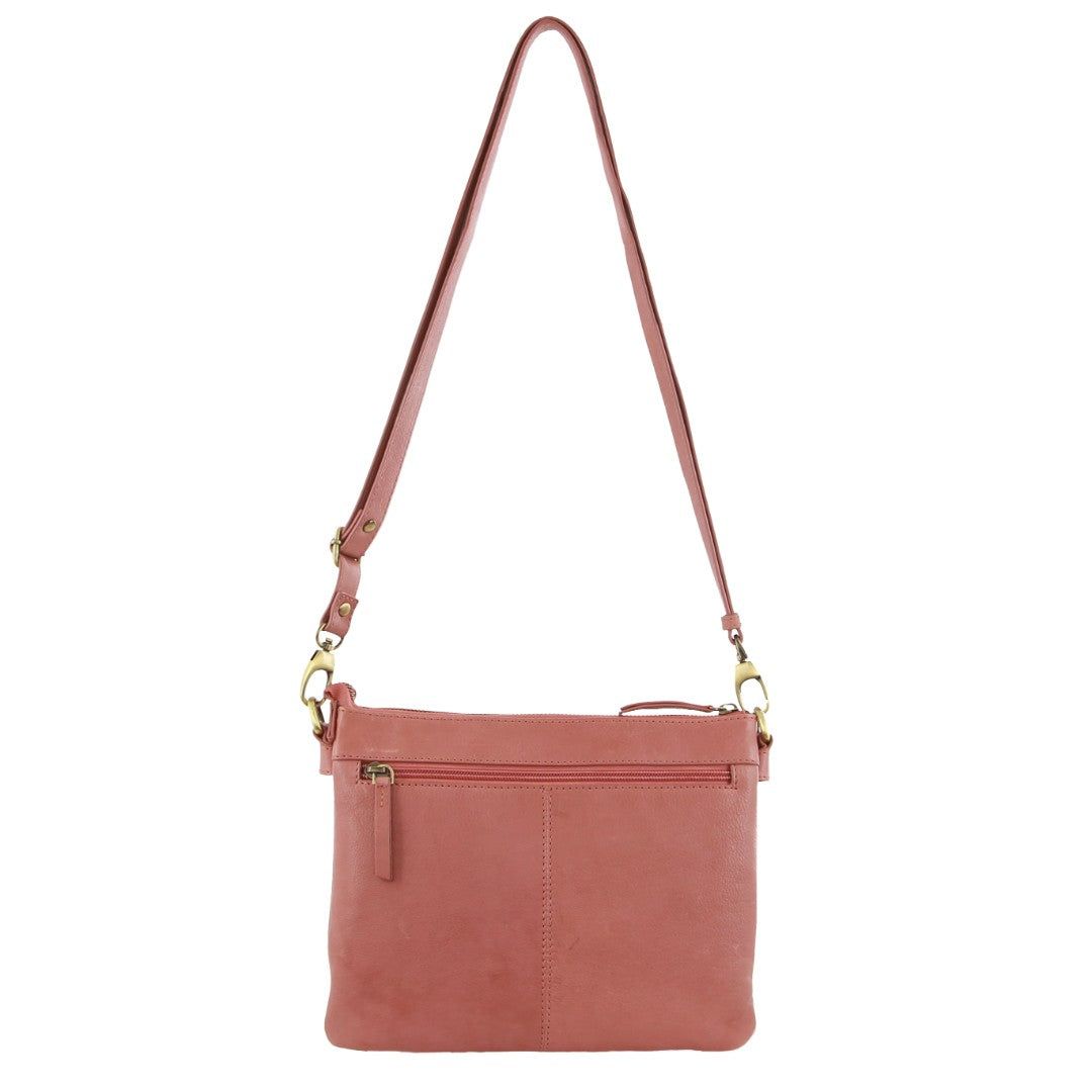 Torba Crossbody Pierre Cardin Leather Crossbody Bag Damskie Marsala | IVJKP-7534